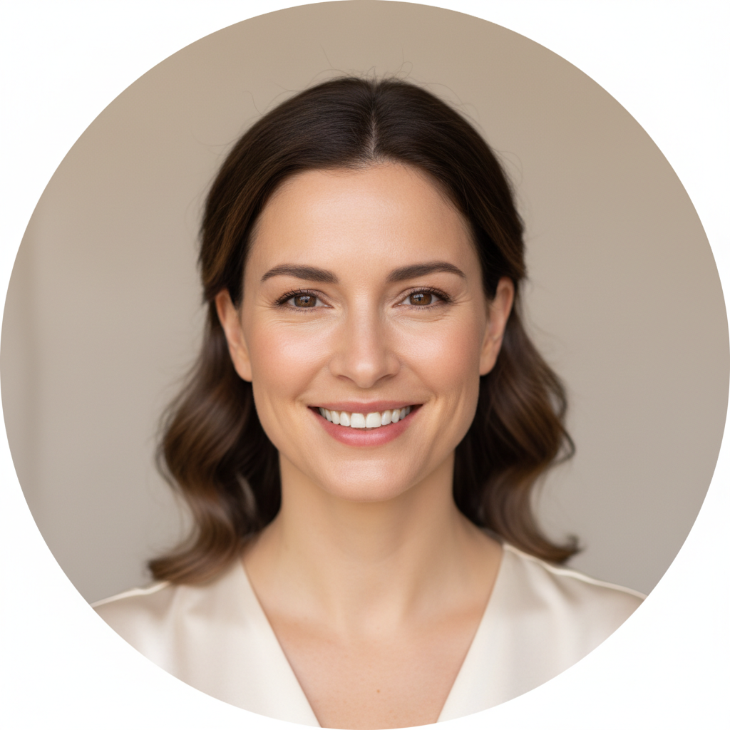 imagen mujer para seccion de testimonios en circulo