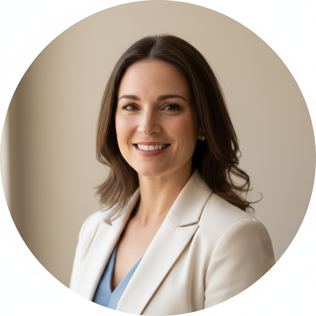 imagen mujer para seccion de testimonios en circulo